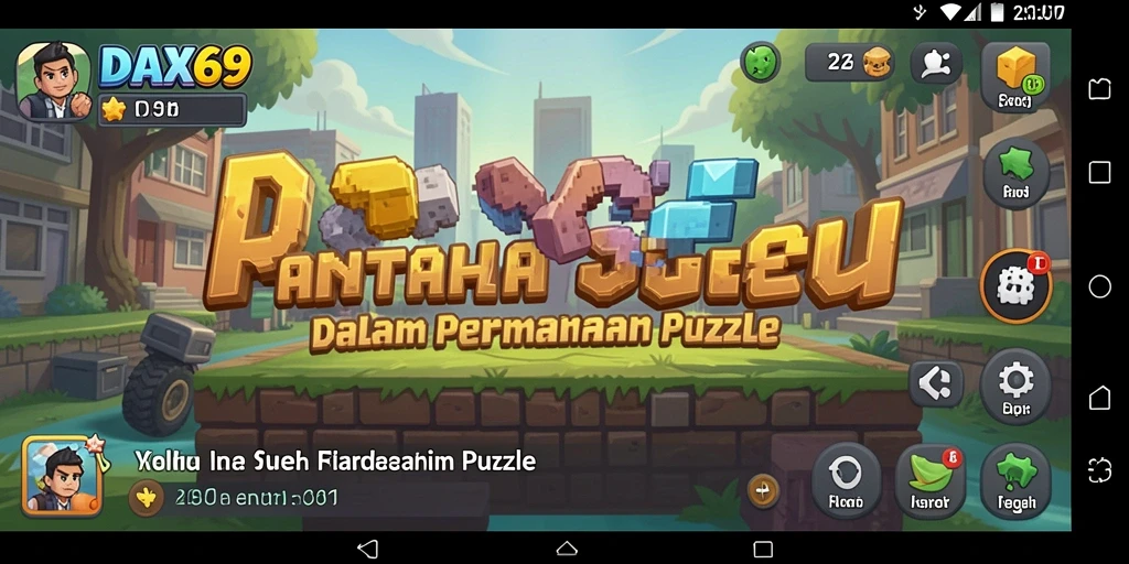 Screenshot DAX69 menampilkan gameplay menarik dan level menantang.