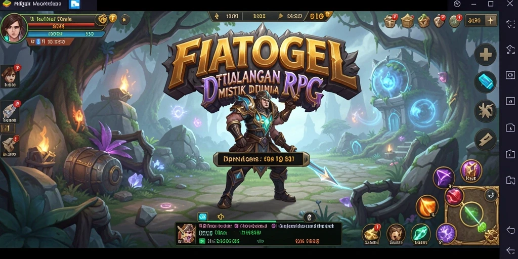 Tampilan gameplay RPG yang menawan dan penuh aksi.