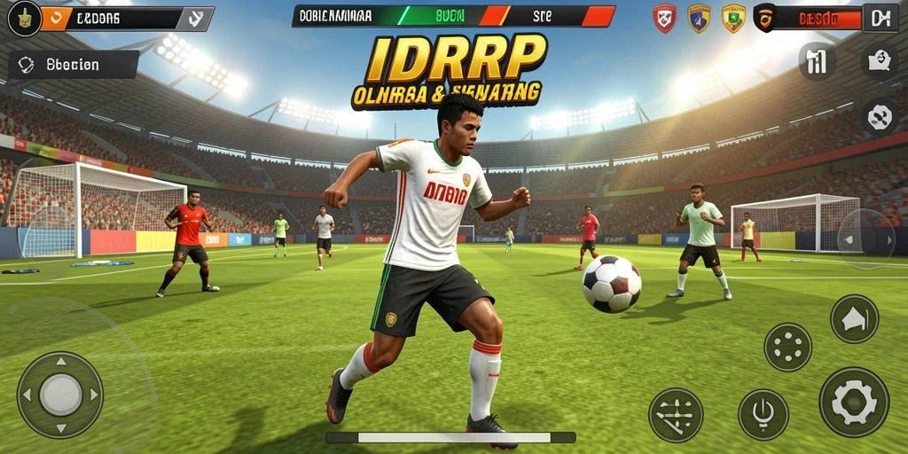 Gameplay seru dan menantang dalam IDRRP yang penuh aksi olahraga.