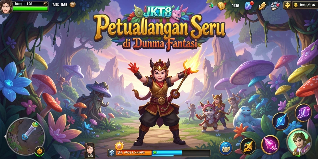 Gameplay JKT8 yang mengasyikkan dan penuh tantangan.