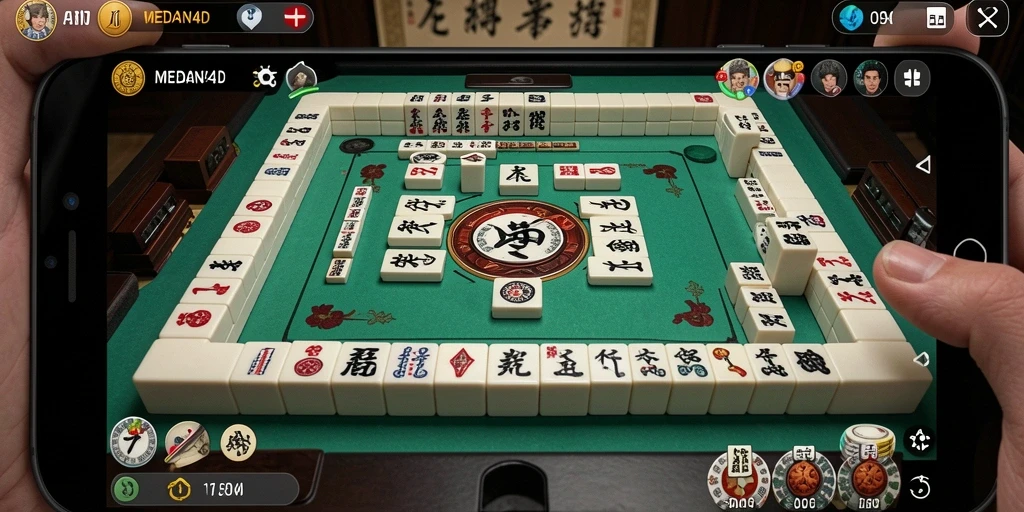 Tampilkan gameplay seru dengan mahjong tiles yang berwarna-warni.