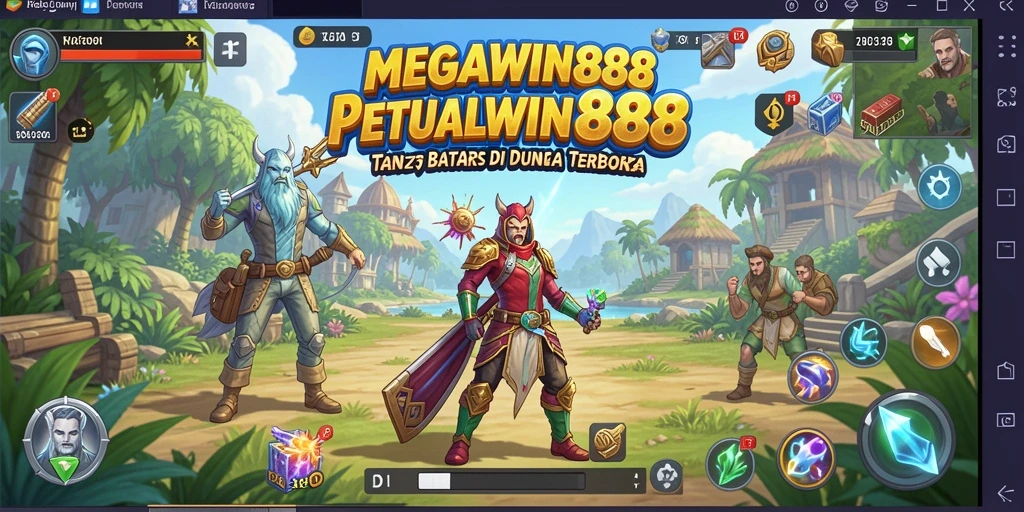 Tampilkan gameplay epik dari MEGAWIN888 di dunia terbuka.
