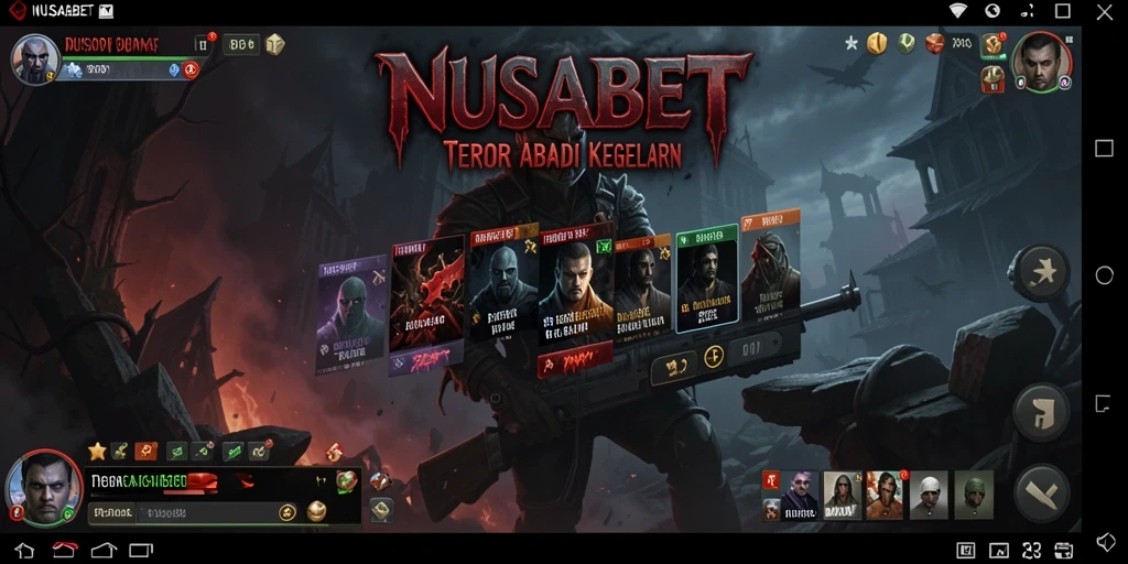 Tampilan mendebarkan dari gameplay NUSABET yang menyeramkan.