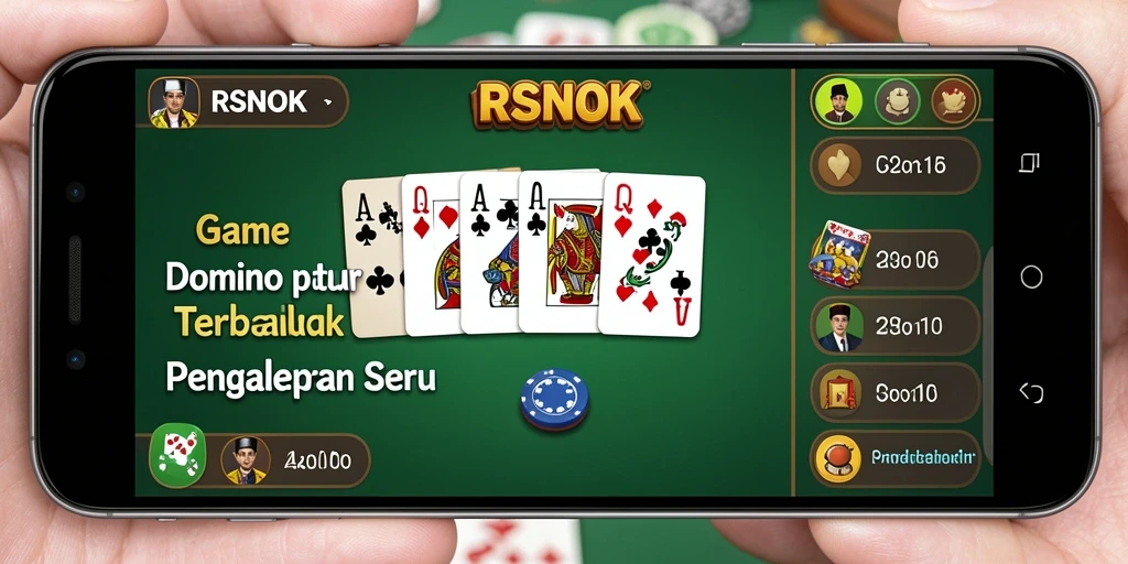 Screenshot gameplay <strong>RSNOK</strong> menampilkan suasana seru bermain Domino.