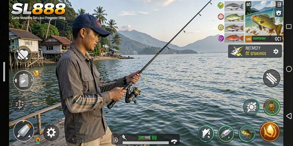 Tangkapan ikan yang realistis dan pengalaman memancing yang mengasyikkan.